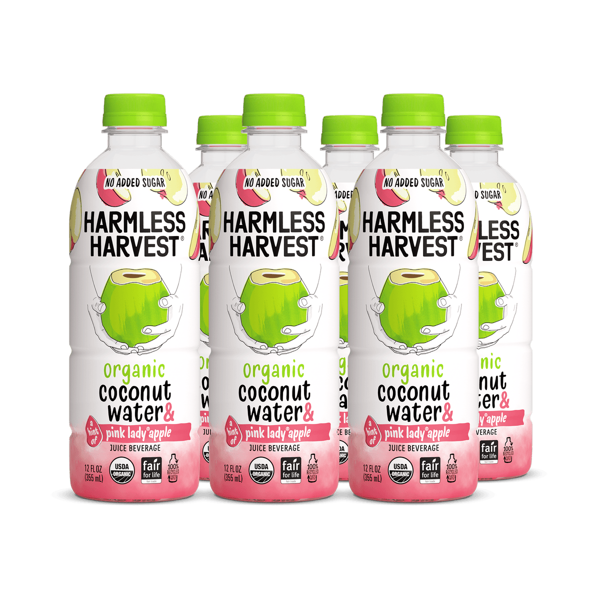 Coconut Water Pack Pink Lady Apple Coconut Water Harmless Harvest