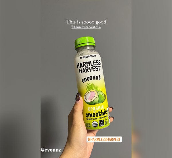 Organic Coconut Smoothie photo by @evonnz