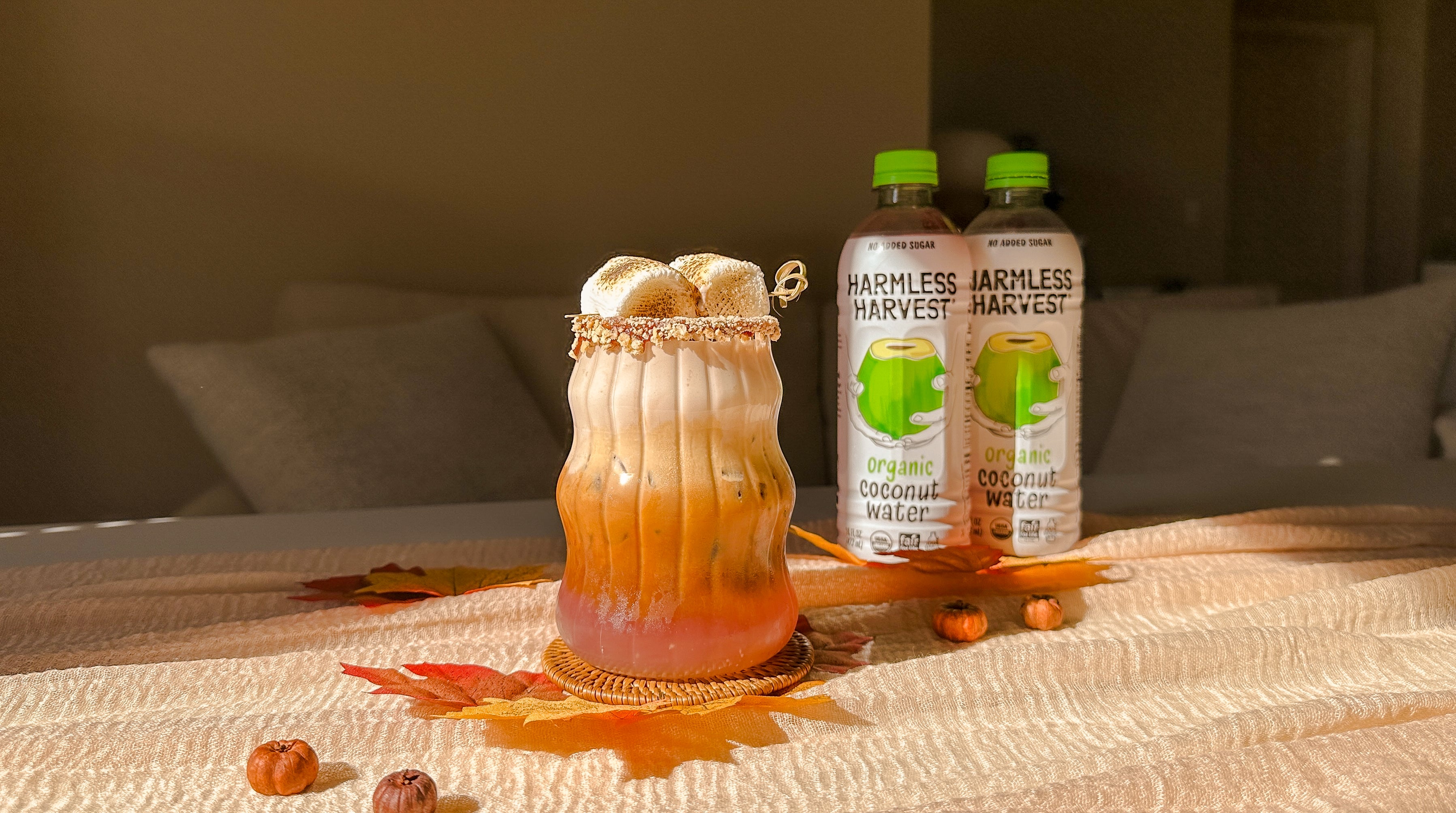 In Honor Of National Espresso Day: Coconut S'mores Iced Coffee