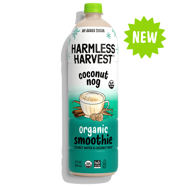 New Harmless Harvest Organic Coconut Nog Smoothie