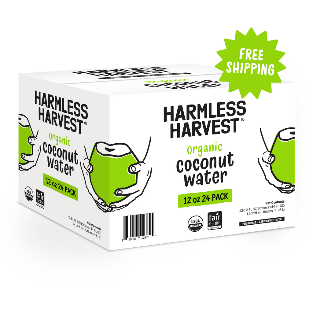 harmless harvest coconut water 12oz