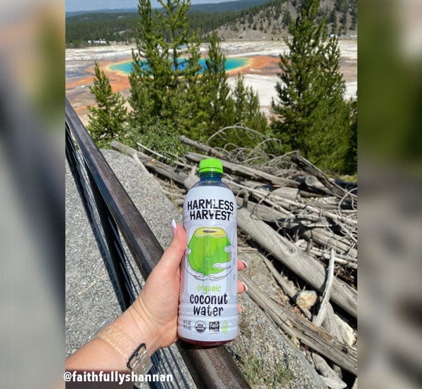 Organic Coconut Water fan photo by @faithfullyshannan