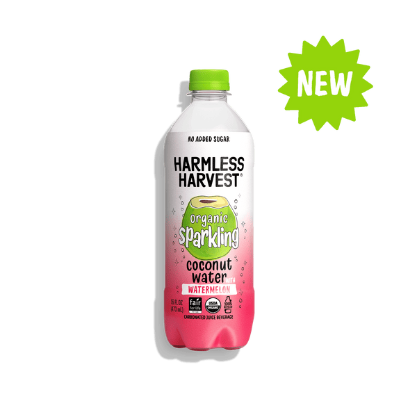 Harmless Harvest Organic Sparkling Coconut Water with Watermelon