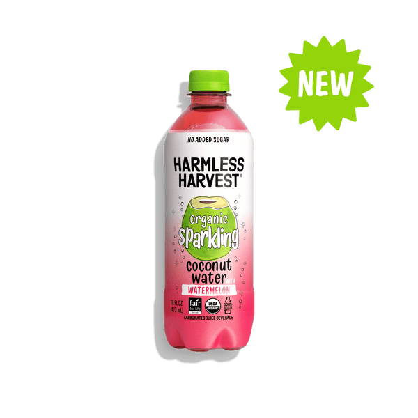 Harmless Harvest Organic Sparkling Coconut Water with Watermelon